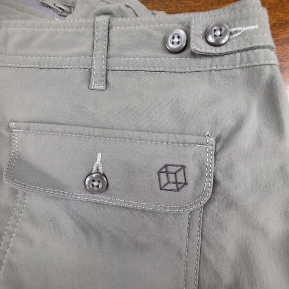 Clothing Arts Pant Sz 8 Pick Pocket Proof P-Cubed Cargo Purple Snap Hybrid - Picture 5 of 16
